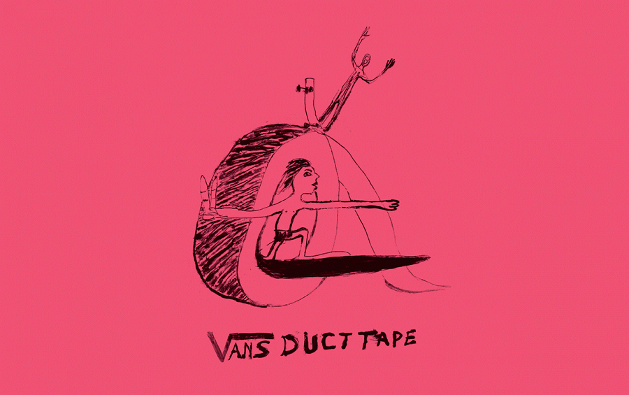 Vans Duct Tape Branding by Chris Johanson for Vans