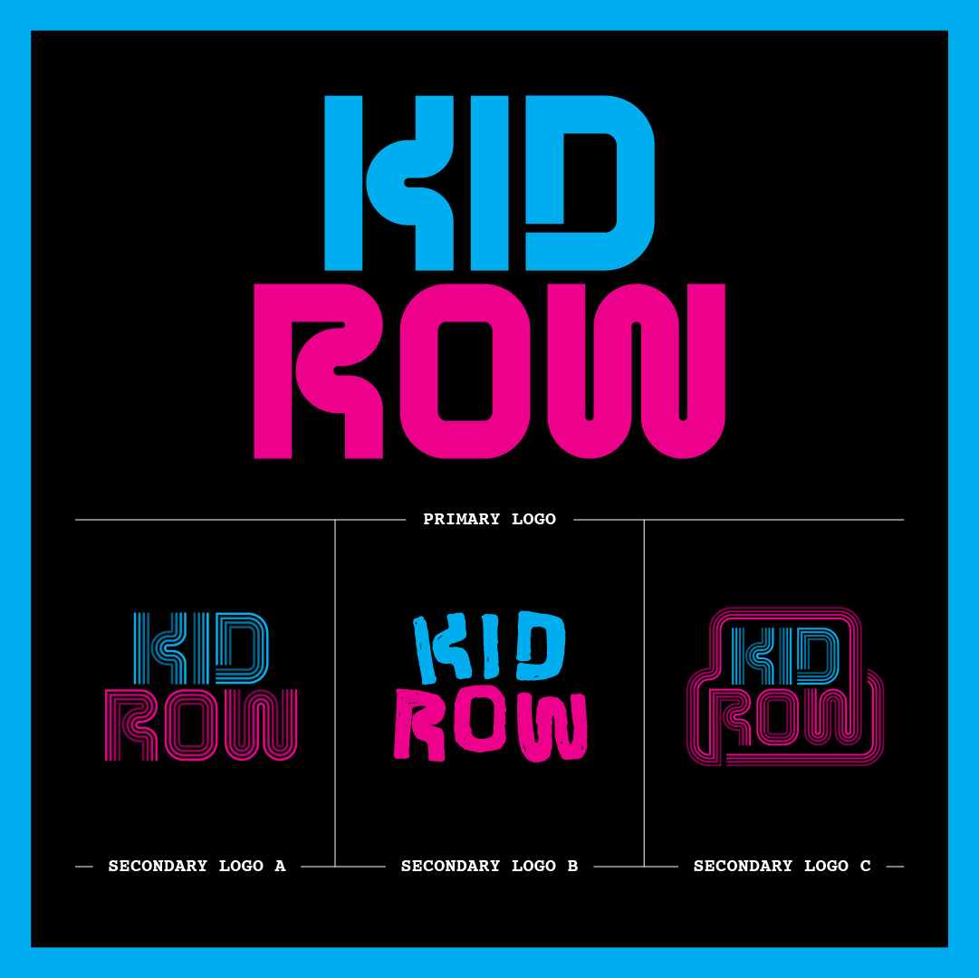 Creative Drinking Agency – Kid Row Logos