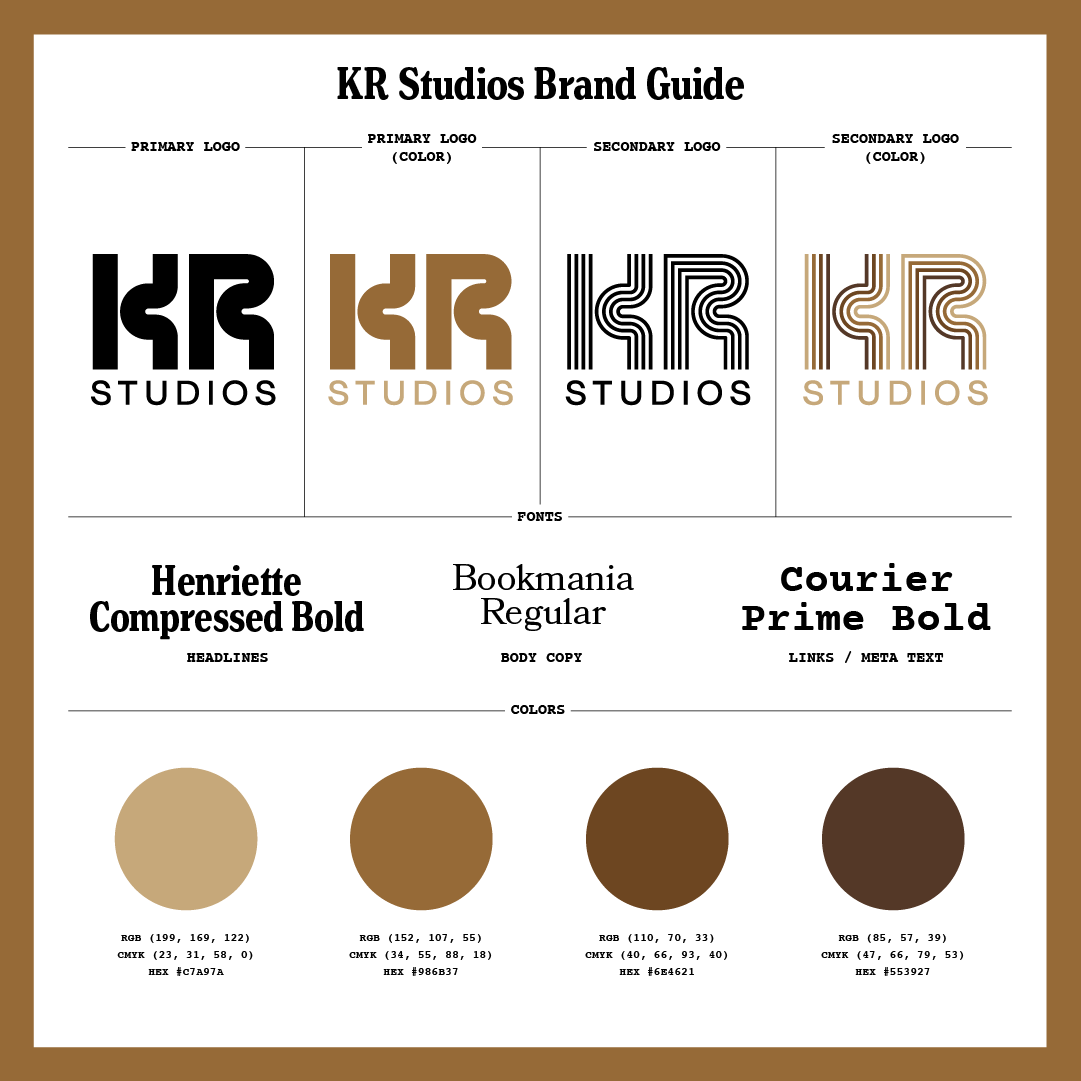 KR Studios Brand Guide